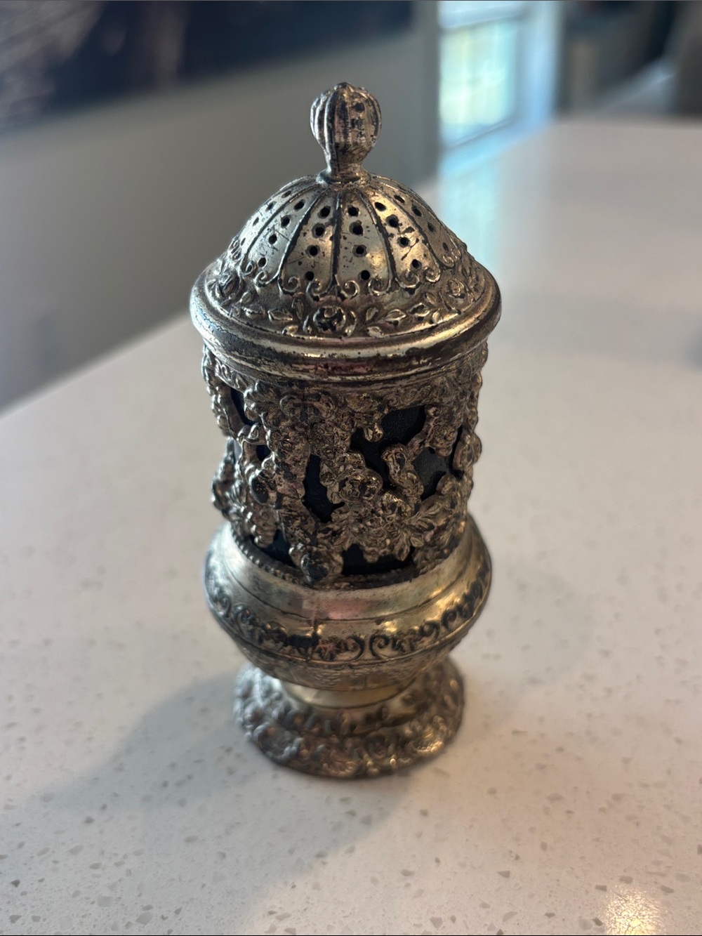 Vintage Mid-Century Silver-Plated Tabletop Accessory – Made in Japan, Patented B